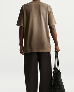 T-shirts pour hommes à col montant en sergé 100 % polyester, coupe oversize, infroissables, à motif uni, impression numérique ODM – Meilleures ventes - Product Image 4