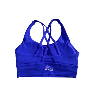 ชุดกีฬา 5KINGZ SPORTS สำหรับผู้หญิง ชุดบราออกกำลังกายแบบมีสายปรับได้ รองรับแรงกระแทกสูง พร้อมกางเกงขาสั้น ระบายอากาศ แห้งเร็ว ผลิตจากโพลีเอสเตอร์/ไนลอน รับผลิตแบบ OEM ปรับแต่งได้ - Product Image 4
