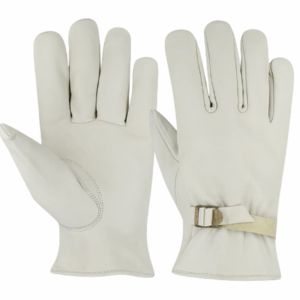 Gants de conduite réglables en cuir de chèvre de qualité supérieure, personnalisables avec logo, antistatiques, antidérapants, pour une sécurité accrue - Product Image 1