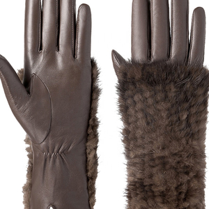 Leather <b>Touch</b> <b>Screen</b> <b>Gloves</b> Thermal Wrist Length Dress Style for Winter Casual Use - Product Image 6