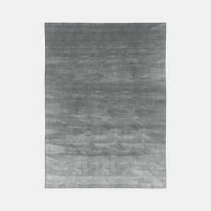 พรมขนสัตว์นิวซีแลนด์สีเทาและสีเบจสุดหรู ทอมือ พร้อมวิสโคสสั่งทำพิเศษ สำหรับห้องนั่งเล่น - Product Image 5