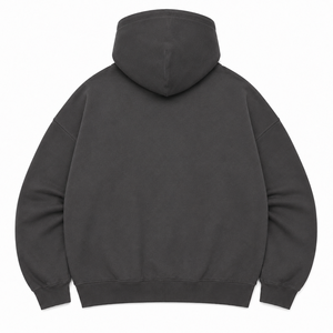 Sweat à capuche zippé pour homme, coupe ample, style streetwear décontracté, respirant, écologique, séchage rapide, anti-boulochage, en molleton de coton doux - Product Image 2