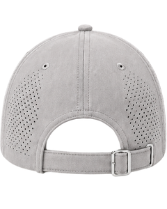 Casquette de baseball sportive respirante gris clair avec sangle réglable, légère, séchage rapide, pour course en extérieur, gym, usage décontracté, qualité supérieure - Product Image 2