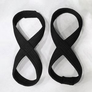 Professional Figure 8 <b>Lifting</b> <b>Straps</b> <b>for</b> Weightlifting Thick Cotton Gym Pulling <b>Straps</b> <b>for</b> Deadlift & Shrugs - Product Image 1