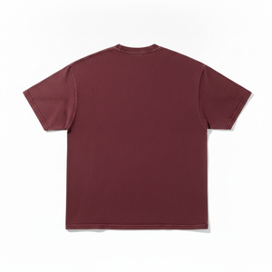 T-shirt Oversize Blanc à Col Rond en Coton Tricoté 100% Personnalisé de Haute Qualité avec Imprimé Graphique pour l'Été – Style Streetwear Formel - Product Image 2