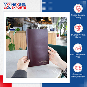 Agente con la Mejor Calificación Ofrece Porta Menús Personalizado de Lujo con Estampado Dorado de Calidad Superior para Uso en Restaurantes - Product Image 2