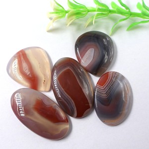 Ágata de Botsuana al por mayor, corte ovalado y corte de pera, certificada por terceros, de alta calidad, hecha a mano, piedra suelta para fabricación de joyas. - Product Image 1