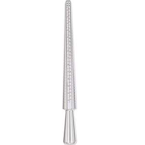 Medidor de Anillos, Mandril para Medir Anillos, Juego de Calibradores de Anillos de Acero, Martillo de Joyero de Goma - Product Image 3