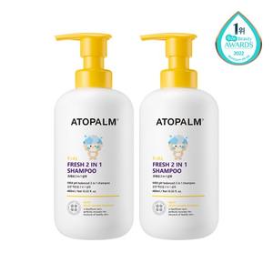 Neopharm Sconto Atopalm Kids Fresh Shampoo 2-in-1 460ml X 2-Pack per la Cura e lo Styling dei Capelli dei Bambini - Product Image 1