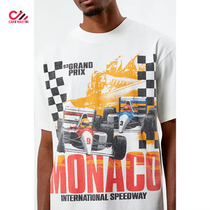 Camiseta al por mayor con logo extragrande, estampado DTG, para hombre, de alta calidad, jersey suave, talla grande, estilo hip hop, peso pesado - Product Image 5