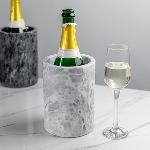 Seau à glace en marbre pour vin de fête, refroidisseur et glacière à vin parfaites pour les dîners festifs, seaux à glace pour boissons, dernier prix - Product Image 1
