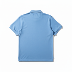 Chemises décontractées en coton tricoté pour hommes, avec poche, broderie personnalisée, anti-plis, pour tenues de travail d'équipe - Vente chaude - Product Image 2