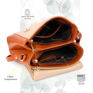 Sac à main de luxe imperméable pour femme, capacité 3L+, à porter à l'épaule ou en bandoulière, fermeture éclair, forme oreiller, idéal pour les trajets quotidiens et le bureau - Product Image 4