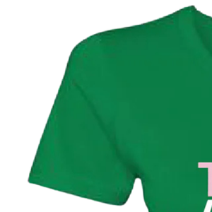 AKA เดอะเอซคลับ 1 เสื้อยืดสีเขียวพรีเมี่ยมคอตตอนคอกลมแขนสั้นนุ่มระบายอากาศได้ดีเสื้อยืดลำลองผู้หญิง - Product Image 5