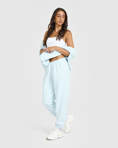 Pantalones Deportivos de Pierna Recta Ligeros para Mujer, de Alta Demanda para Invierno, Felpa de Rizo, 100% Algodón, Ecológicos, Suaves, con Cordón Ajustable - Product Image 4