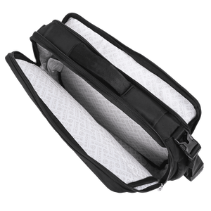 Detachable <b>Leather</b> Strap Shockproof <b>Laptop</b> Compartment Zipper SAKOS Versatile Unisex Striped Waterproof School <b>Backpack</b> 20L - Product Image 6