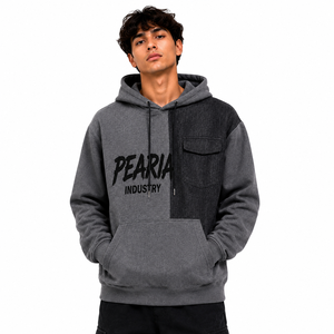Sudadera con Capucha para Hombre, Invierno, Corte Regular, Tejida, con Bolsillo Frontal, Diseño Gráfico en el Pecho, 100% Algodón, 350 gramos - Product Image 1
