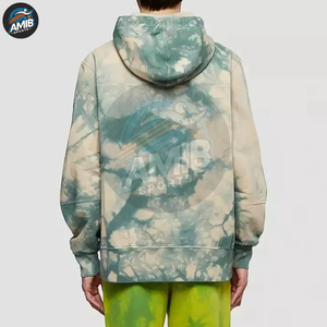 Nouveaux sweats à capuche pour hommes au design tie-dye tendance, personnalisables, en coton mélangé de haute qualité avec couleur tie-dye personnalisée - Product Image 2