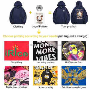 Vêtements d'extérieur rétro décontractés pour hommes, sweat à capuche multi-poches brodé, veste d'hiver, pull de travail à fermeture éclair - Product Image 5