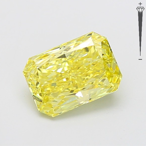 Diamant de laboratoire CVD certifié IGI, 2,51 carats, taille Radiant, couleur Jaune Fantaisie, clarté VVS2, LG 792671010, ROYAL GEMS JEWELLERY MD-35 - Product Image 1