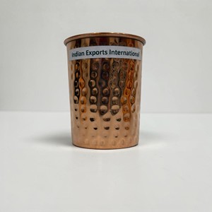 Vajilla de cobre martillado para beber agua, para uso doméstico. (Cobre puro certificado) - Product Image 4