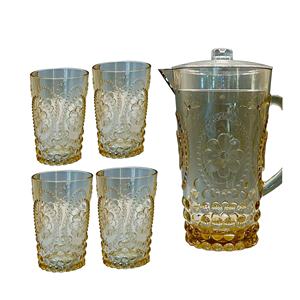 Vaisselle en acrylique à fleurs en relief Boissons - Product Image 2