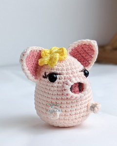 Jouets mini-pommes faits main, mignons et amusants pour tous les âges, rembourrés en coton PP, 100% coton, forme personnalisée, JNC Macramé, personnages sur mesure - Product Image 6