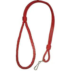 OEM Red Silk Cord Lanyard Großhandel Custom Coloured Whistle Cord String Bulk Supply Organisationen und Offiziere Uniformen Schultern
