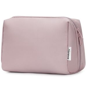 Narwey Large Dusty Travel <b>Toiletry</b> <b>Bag</b> Cute Cosmetic Organizer with Compartments <b>for</b> <b>Women</b> and Girls Makeup Storage - Product Image 1