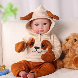 Poupée Reborn Artisanale Babeside <span class=keywords><strong>Jamie</strong></span>, 20 Pouces, Petit Bébé Garçon, Corps Souple en Vinyle - Product Image 4