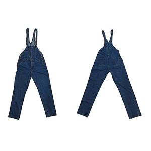 Mono personalizado, pantalones con tirantes, monos multibolsillos, pantalones Cargo, babero de doble rodilla, Peto vaquero para mujer - Product Image 3