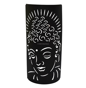 โคมไฟติดผนังรูปพระพุทธรูปตกแต่งแบบอินเดียที่ไม่เหมือนใครที่วางชาเหล็กรูปทรงที่กำหนดเองสำหรับพิธีชงชาในเทศกาลคริสต์มาสตกแต่งบ้าน - Product Image 1