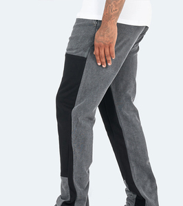 Wholesale Custom Lightweight Cotton Casual Eco-Friendly Casual Pants <b>Jogger</b> <b>Stacked</b> Wide Leg Pants Vintage Flare Men's - Product Image 2