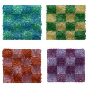Bohemian Design Artisan Decorative <b>Bead</b> Coffee Mug <b>Coasters</b> Durable for Custom Dining Table - Product Image 6