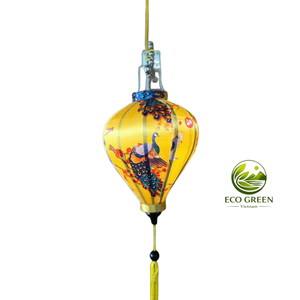 Vietnamese Silk Lantern Hoi An Style Foldable Hanging Lamp for Wedding Planner and Event Rental Decoration - Product Image 5