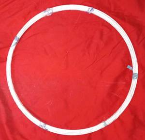Anneau circulaire en fer blanc thermolaqué, édition limitée, pour attrape-rêves, couronnes, abat-jour et décoration intérieure, en fil de fer de 4,0 mm - Product Image 2