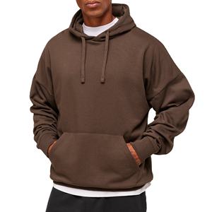 Sweats à capuche surdimensionnés Sweat à capuche vintage Impression personnalisée Logo Poids lourd Haute qualité Streetwear en coton Sweats à capuche à épaules tombantes pour hommes - Product Image 4