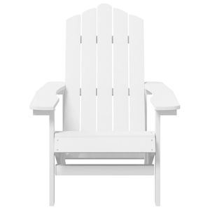 HDPE bianco Adirondack sedia con tavolo per Patio comodo Set di mobili da esterno - Product Image 4