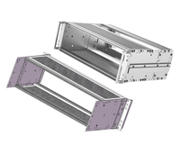 Kit de panneaux latéraux pour boîtier de commande sous-rack blindé en aluminium RDEKONO Schroff Nvent 6U, électrique industriel, ISO ROHS EMC
