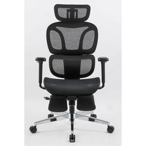 Sedia da Ufficio Ergonomica con Schienale Alto, Supporto Lombare Dinamico, Poggiatesta 2D, Braccioli 4D, Poggiapiedi, Comoda Sedia da Computer - Product Image 5