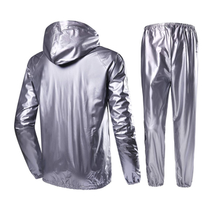 Combinaison de sauna pour homme personnalisée, zippée, pour la perte de poids, la gym, l'entraînement, le fitness, les séances sportives, vêtements de sport performants - Product Image 3
