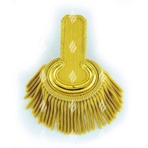 Épaulettes personnalisées OEM brodées de paillettes réfléchissantes, avec support métallique durable et fixation magnétique, style de luxe sur mesure - Product Image 1