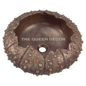 Copper Sink High Quality <b>Round</b> Shape Wholesale Luxury <b>Basin</b> Classic Stylish Hot Selling Fancy New Wholesale Copper Sink - Product Image 3