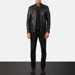Clush Custom Made <b>Brown</b> Quilted Bomber <b>Leather</b> <b>Jacket</b> for <b>Men</b>-Streetwear Style - Product Image 6