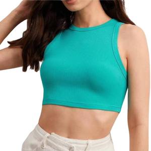 Fabricante Directo, Camisetas sin Mangas Casuales y Modernas para Mujer, Algodón Suave, Moda Urbana, OEM - Product Image 4