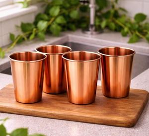 Urban Lifestyle <b>Copper</b> <b>Drinking</b> <b>Bottle</b> Hydration Drinkware for Modern Living Offices Gyms and Daily Use - Product Image 4