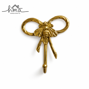 Brass Ginkgo Leaf Wall Hook Handcrafted Decorative Coat Hook Towel Holder <b>Key</b> <b>Hanger</b> Heavy Duty Vintage Home Wall Decor - Product Image 3