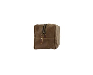 Leather Canvas Zipper for Bag Waterproof Travel Organizer Cosmetic <b>Storage</b> Dopp Kit Large Capacity LCTB-0085 - Product Image 5