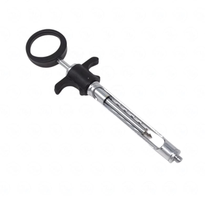 Seringue auto-aspirante passive dentaire Azicon - Poignée en plastique, acier inoxydable, seringues d'anesthésie locale dentaire réutilisables - Product Image 2