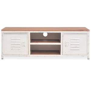 47.2 bianco \ "x11.8 \" x15.7 \ "TV Stand elegante ed elegante pezzo di arredamento - Product Image 3